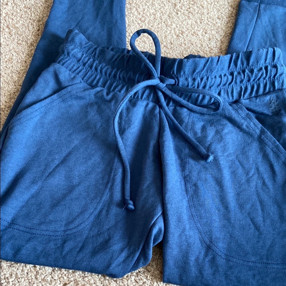 Free People Cozy Navy Blue Joggers - Picture 3 of 12